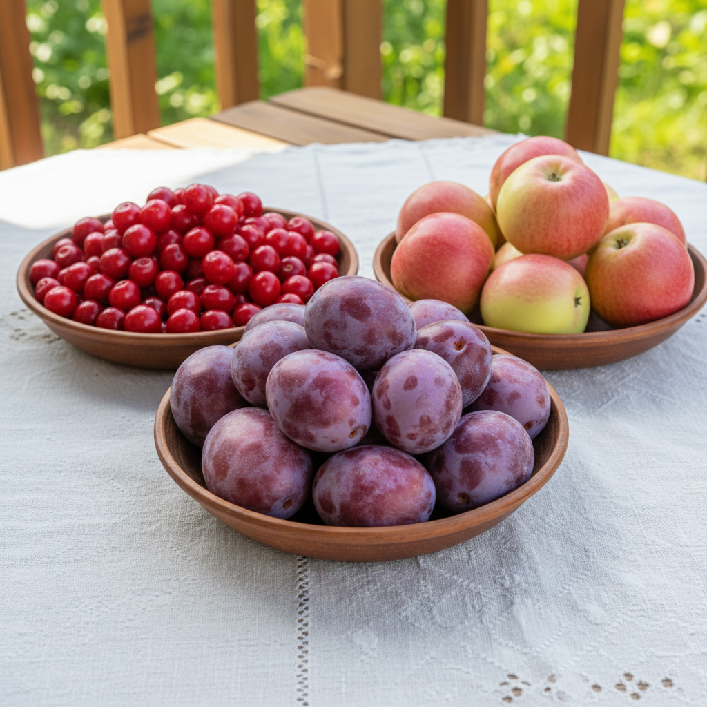 

Сверхвыгода! Комплект низкорослых деревьев "Рождены для Сибири" из 3 сортов