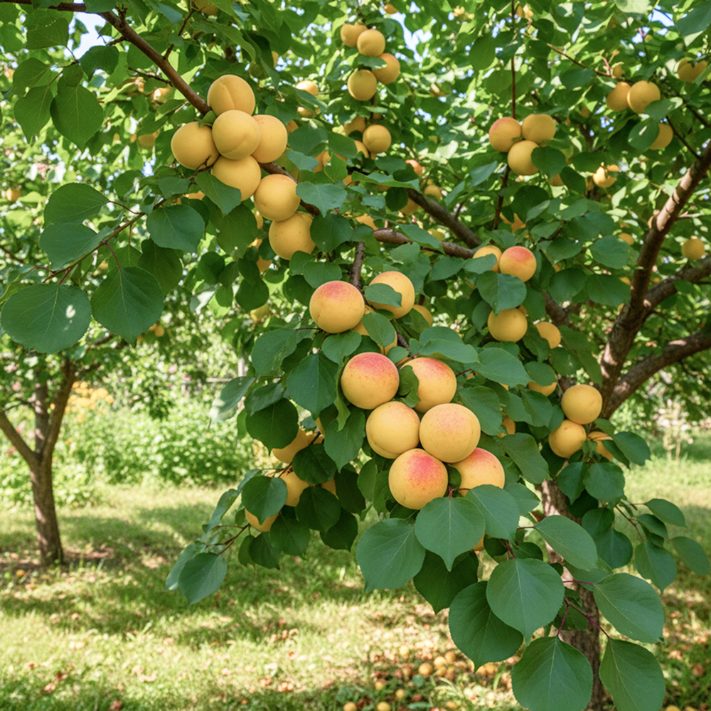 Абрикос для редкого полива Московский крупный