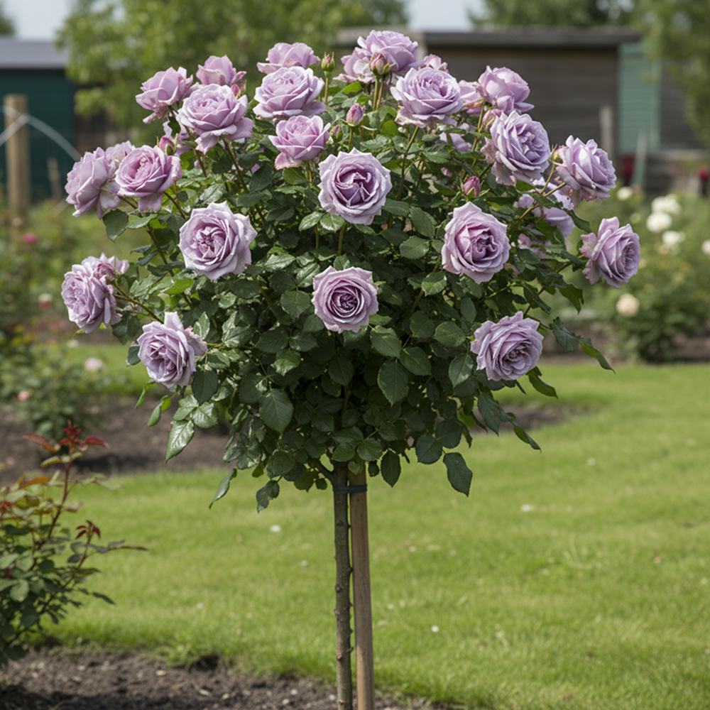 

Роза штамбовая Индиголетта