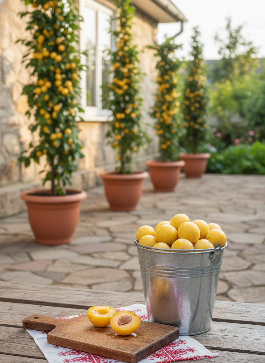 Слива колоновидная Мирабелла