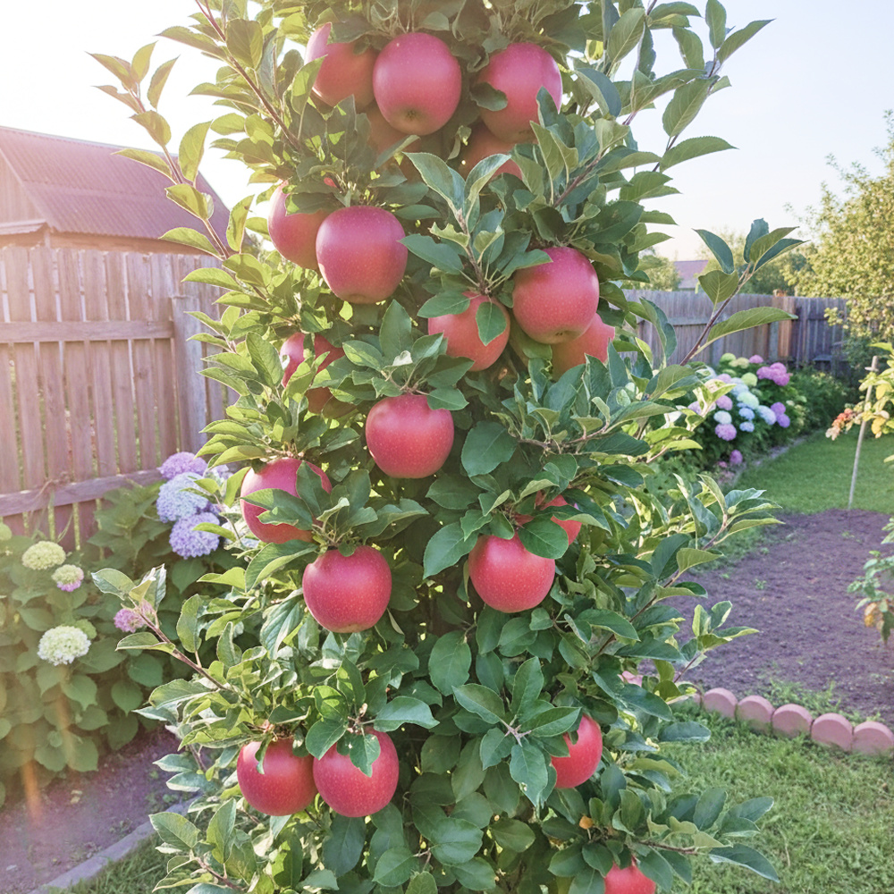 Яблоня колоновидная Черный магнат