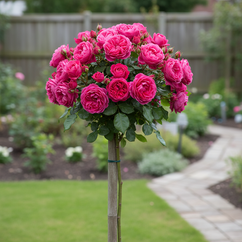 Роза штамбовая Леонардо да Винчи