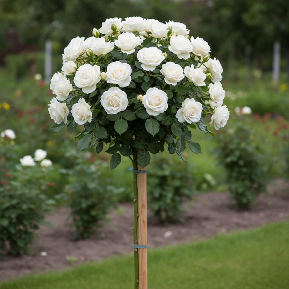 

Роза штамбовая Аваланж