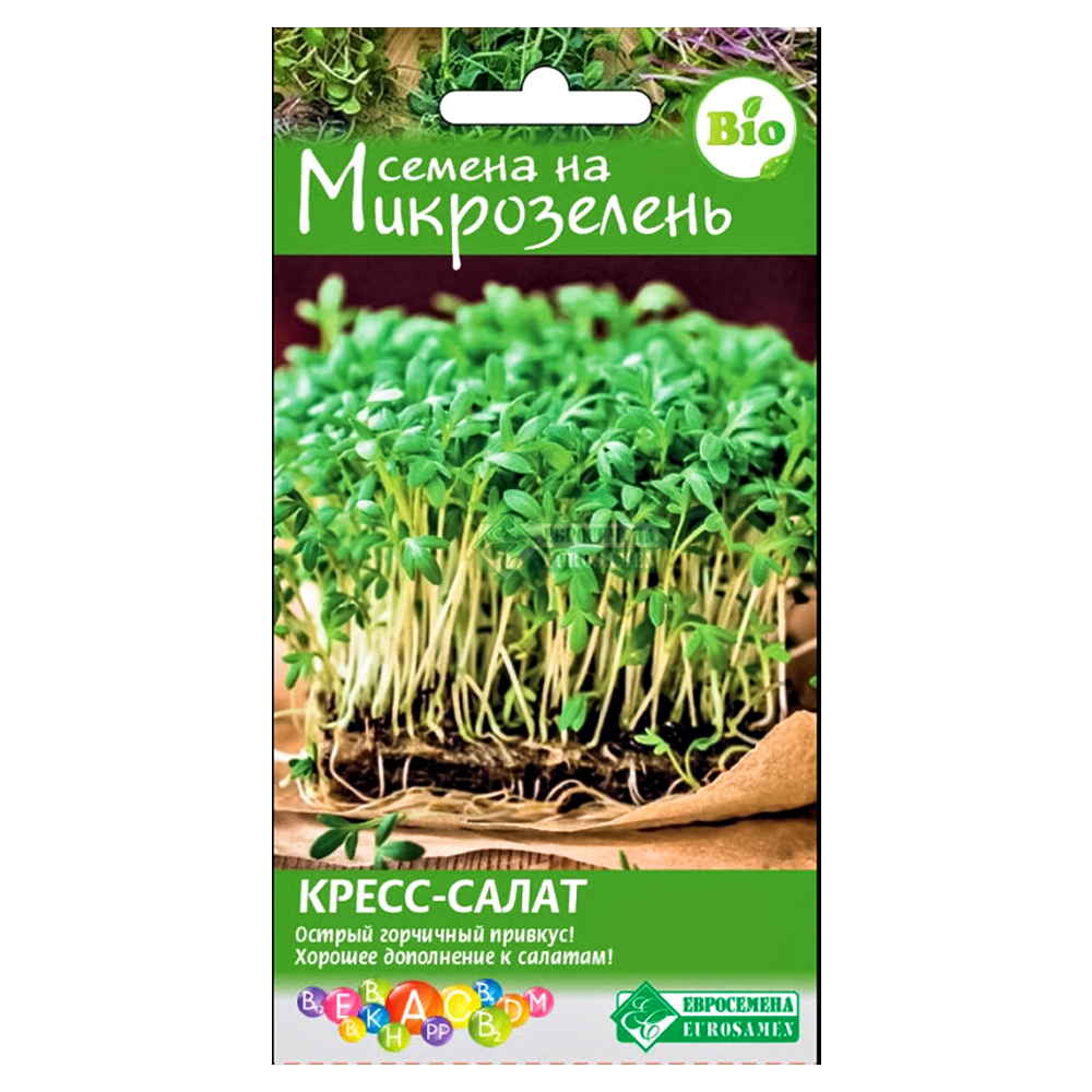 Микрозелень Кресс-салат Евросемена 60₽