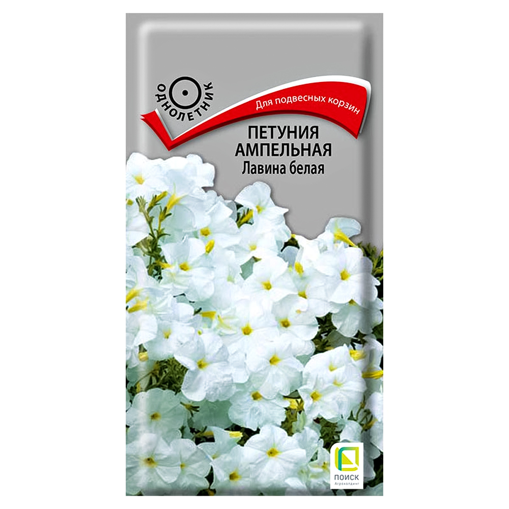 Петуния ампельная Лавина белая Поиск