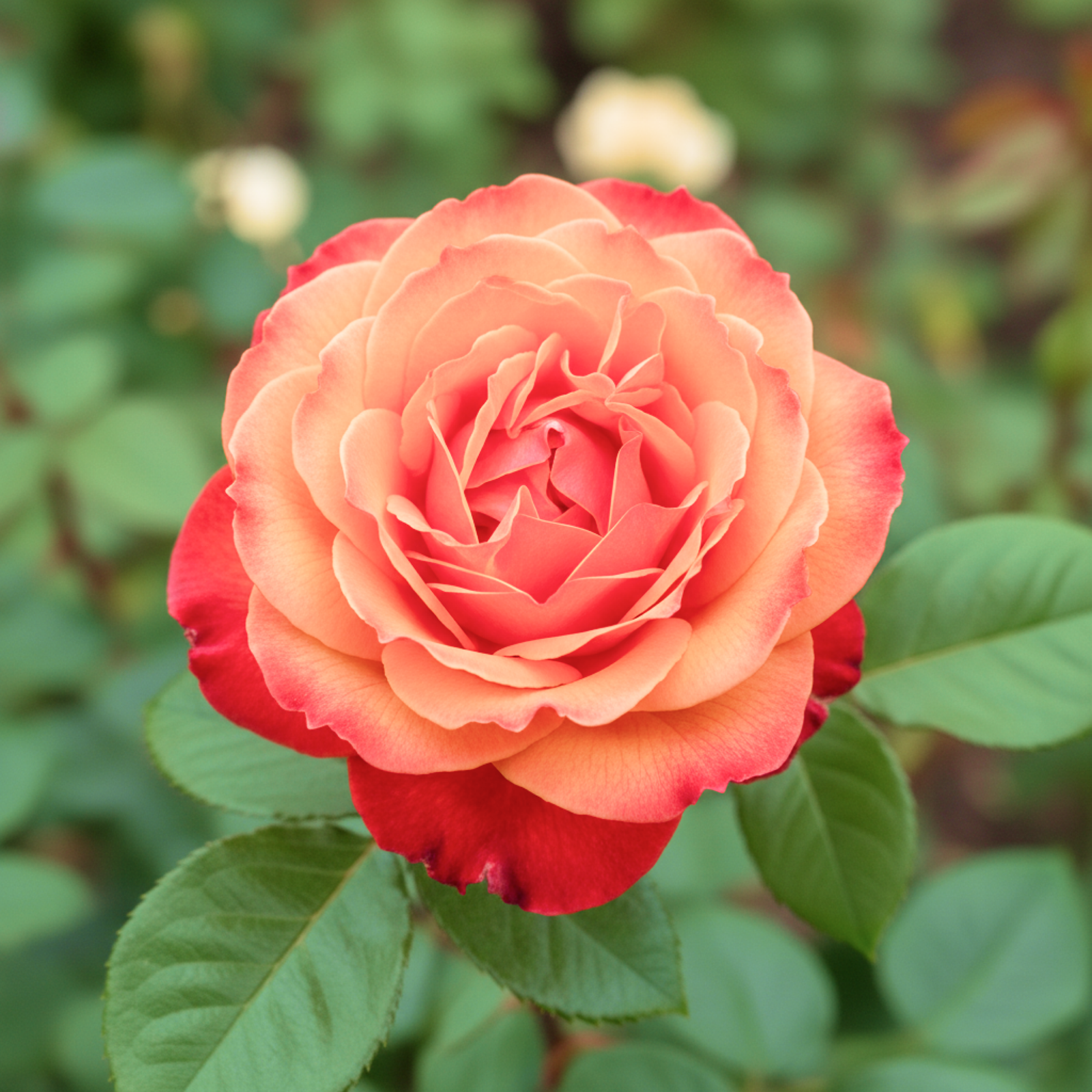 Роза шраб хамелеон Пур Ламур Дюн Шато