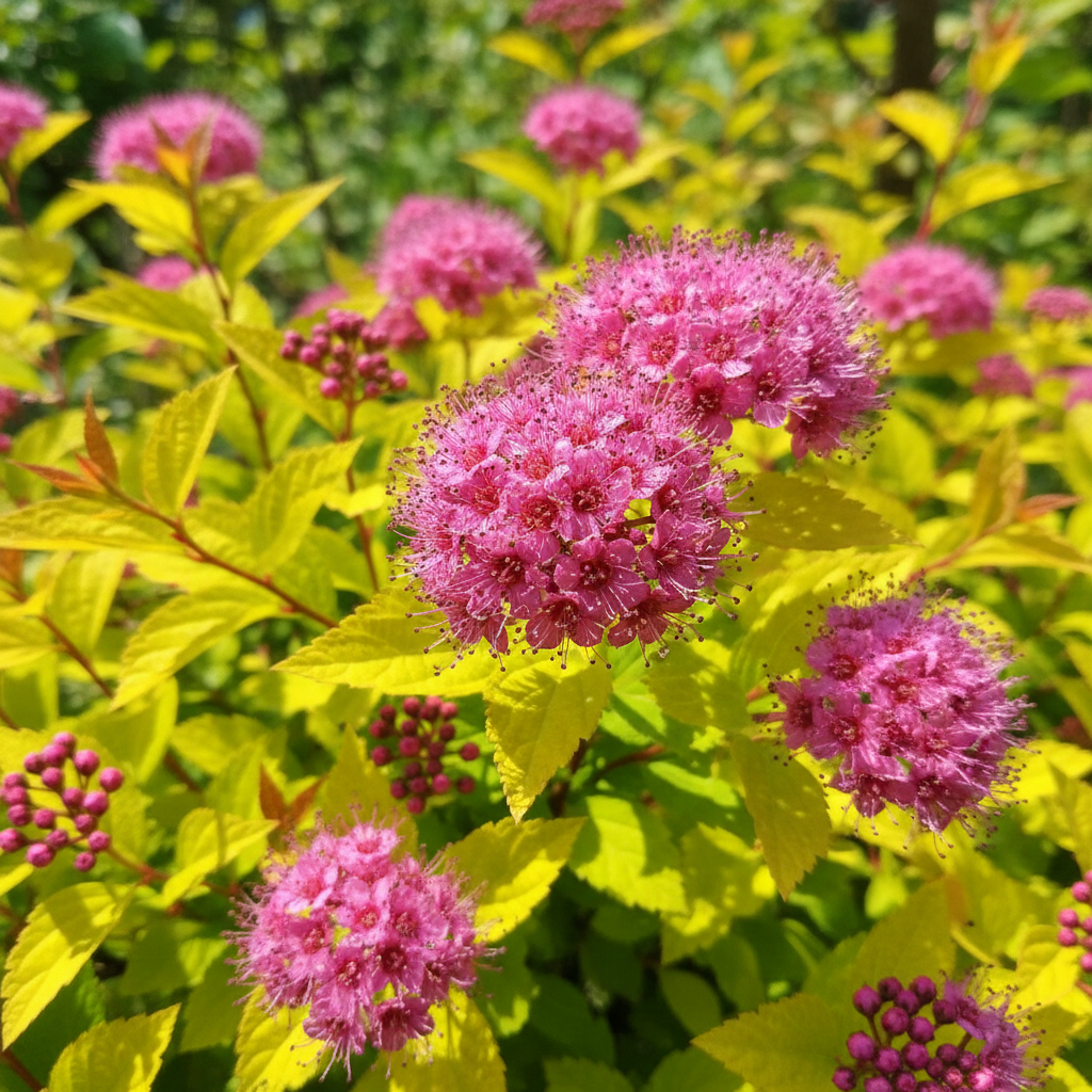 Спирея японская Голдфлейм № 1