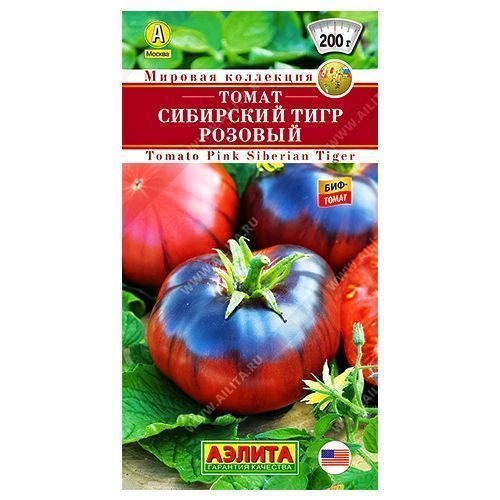 

Томат розовый Сибирский тигр Аэлита