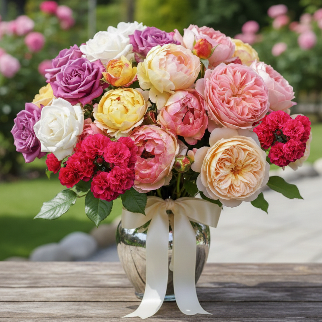 Сверхвыгода! Комплект роз "Растут без подкормок и удобрений" из 4 сортов № 1