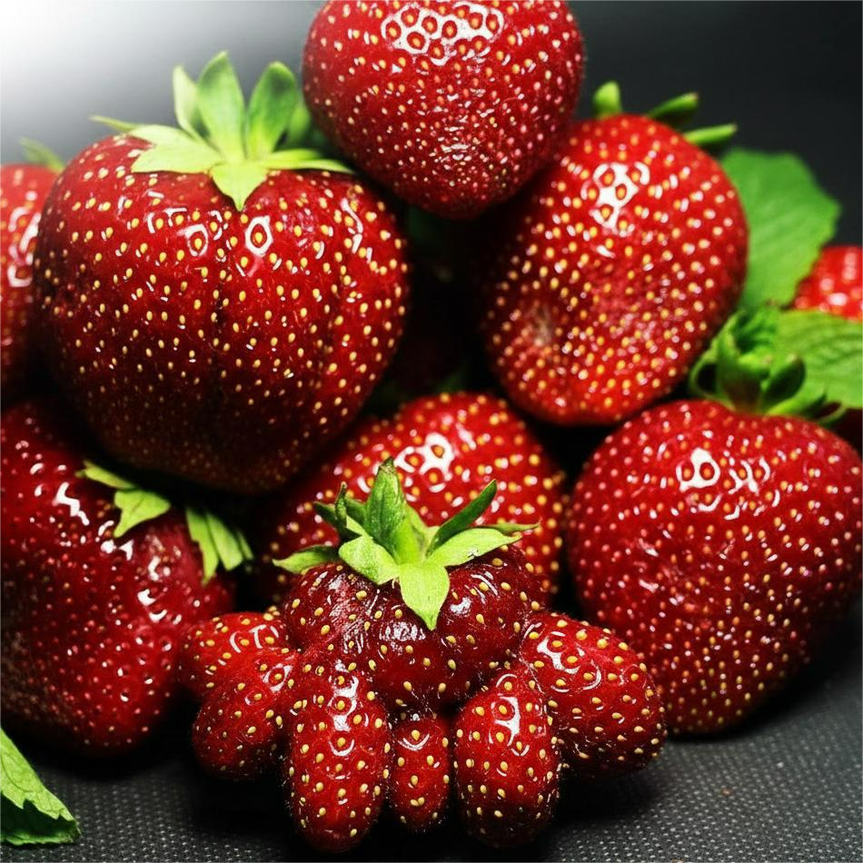 

Земляника крупноплодная Блэк Свон (Черный лебедь), 5 саж.