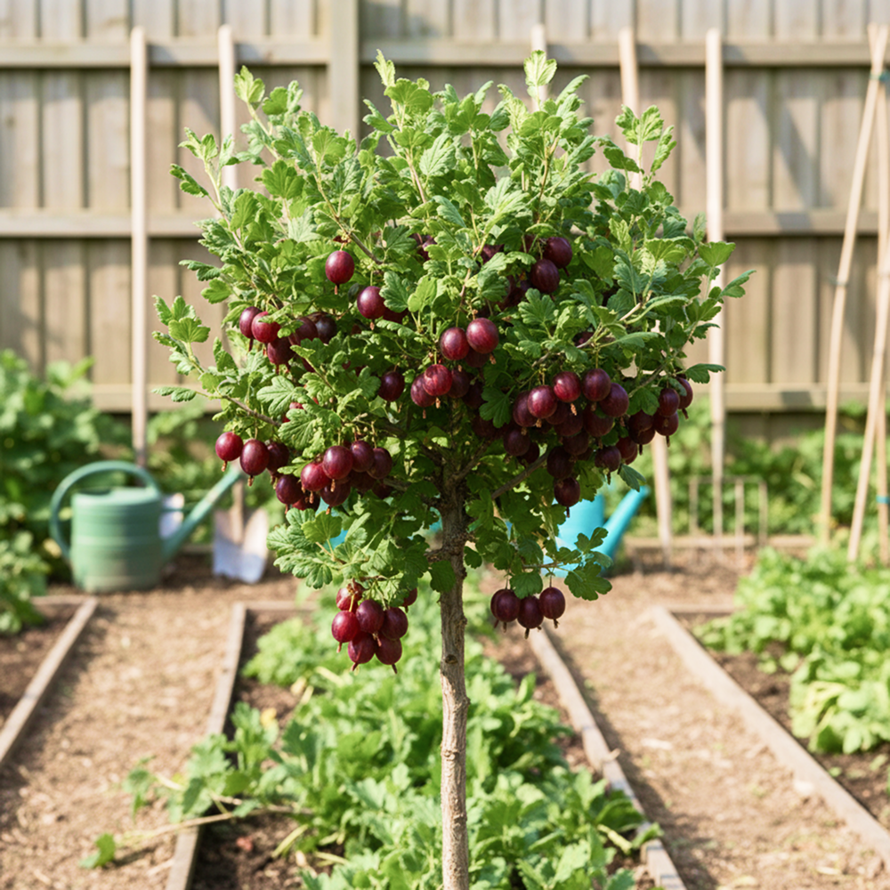 Крыжовник на штамбе Хинномаки Ред