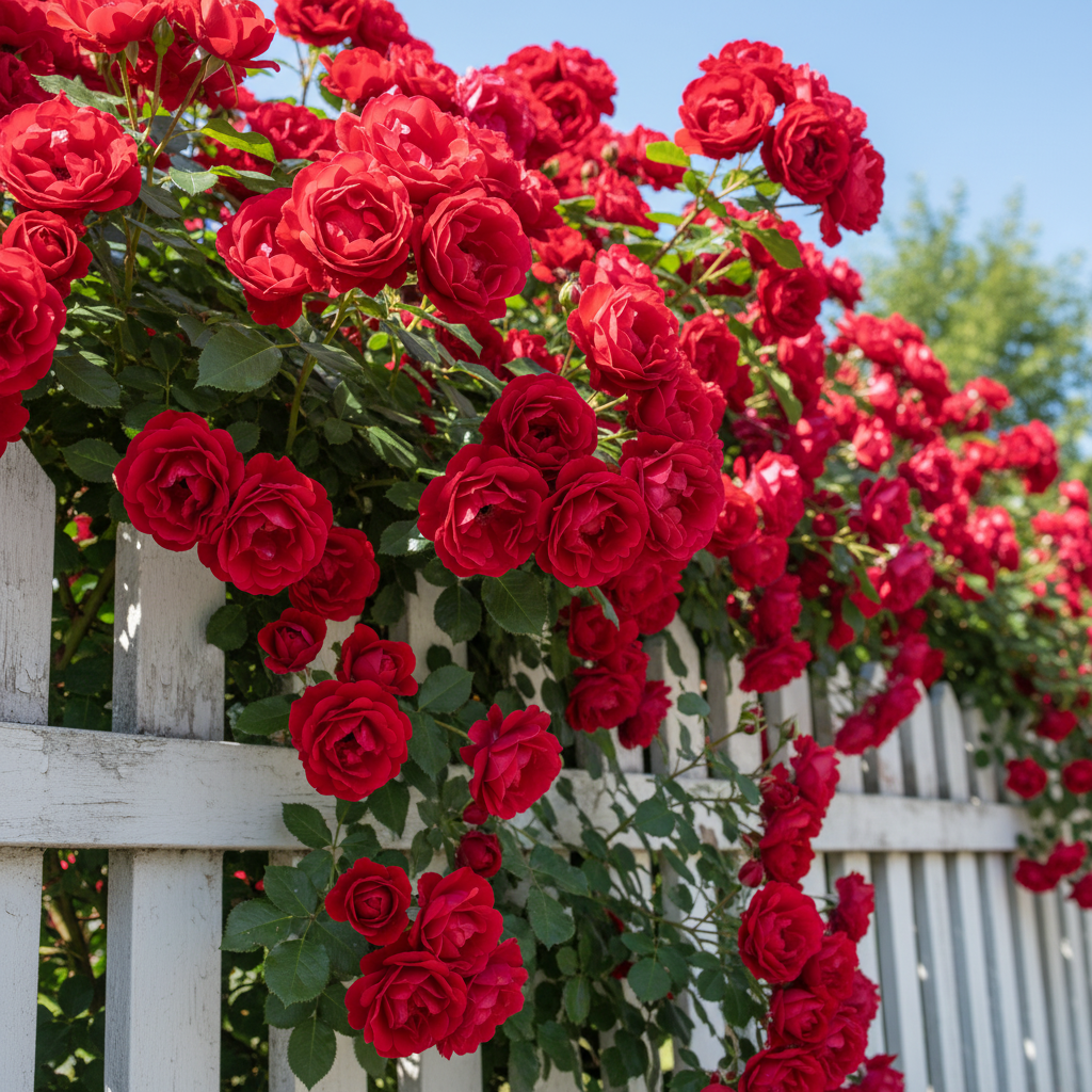 

Роза плетистая Амадеус
