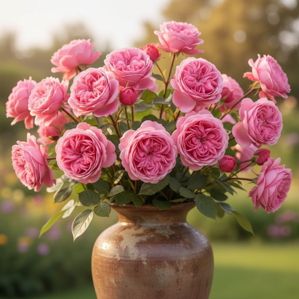 Роза флорибунда Леонардо да Винчи