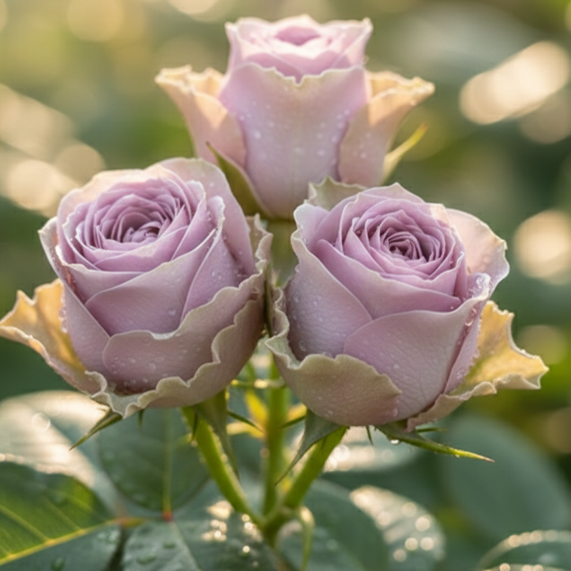 Роза чайно-гибридная нераскрывающаяся Византия