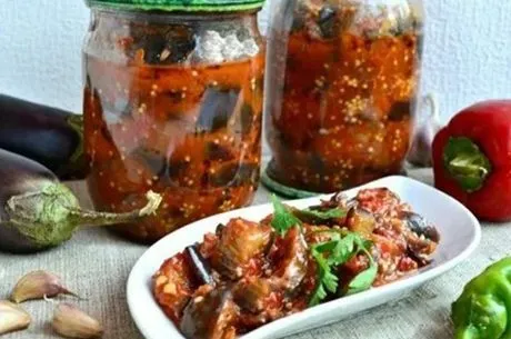 Заготовки на зиму. Жареные баклажаны без стерилизации