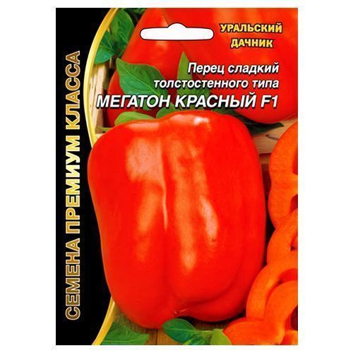 

Перец сладкий Мегатон Красный F1 Уральский дачник