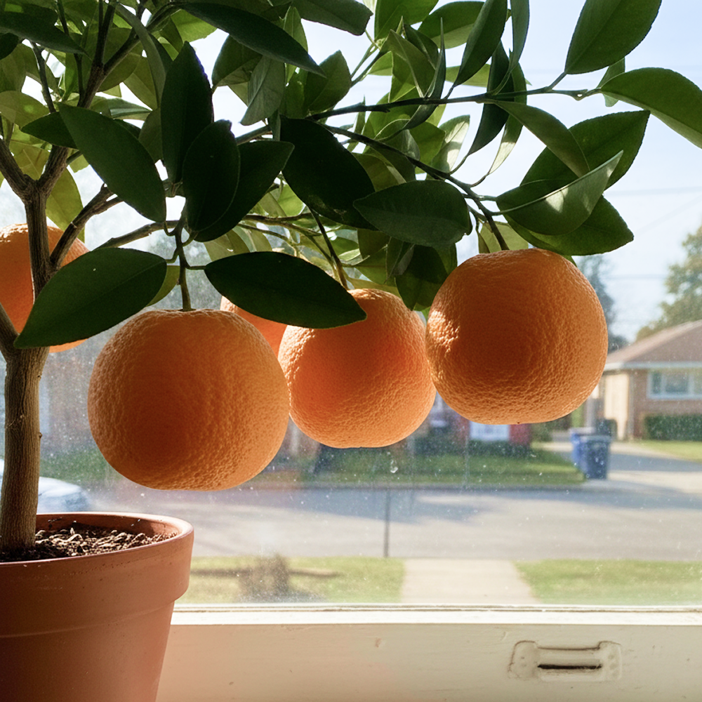 Апельсин комнатный без косточек Вашингтон Навел