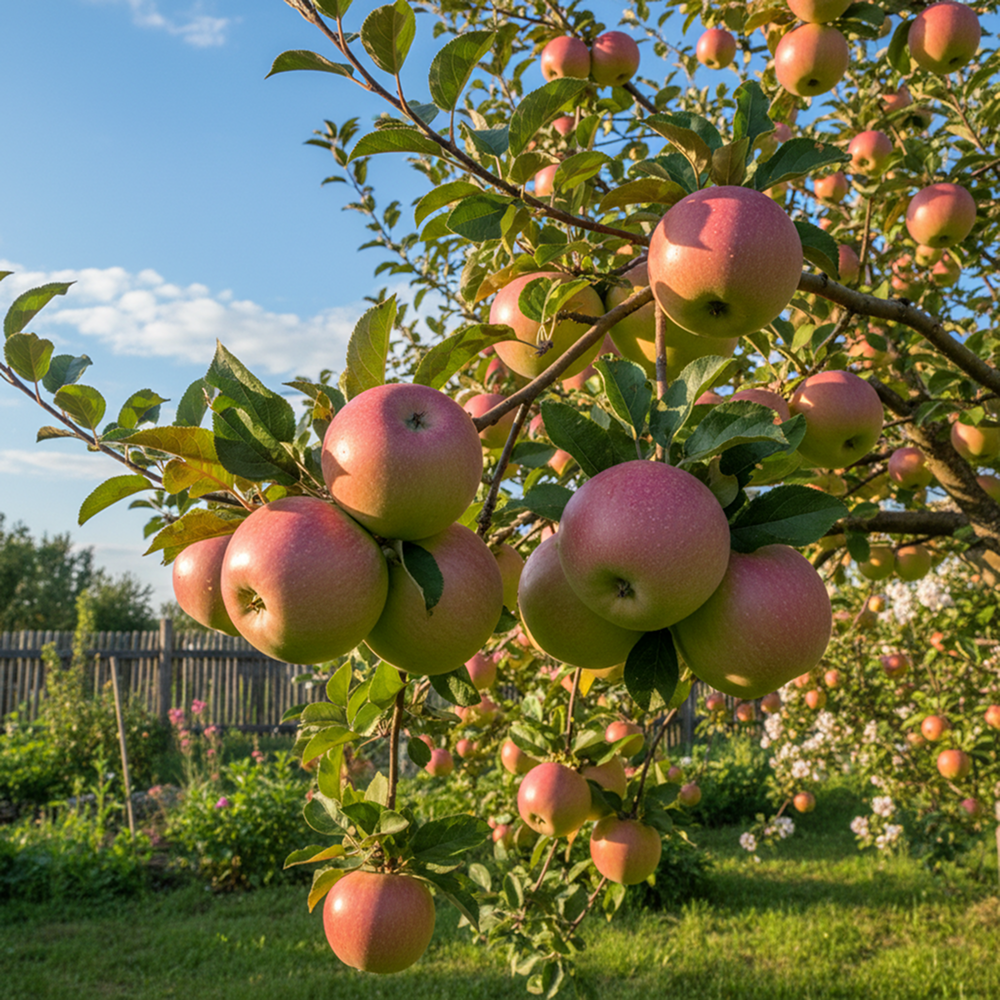 Яблоня со вкусом клубничного лимонада Хидден Роуз