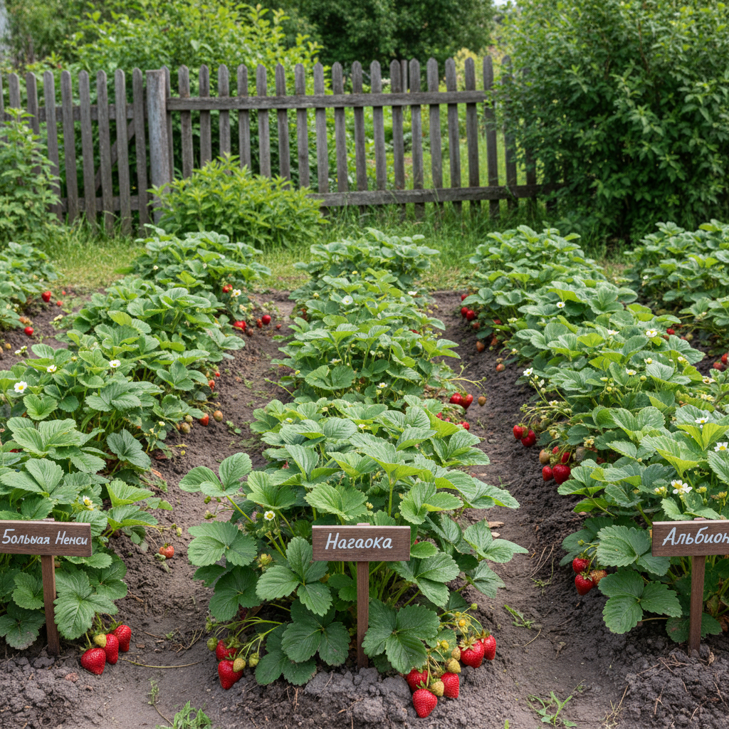 Сверхвыгода! Комплект земляники "Собираем ведрами" из 3 сортов