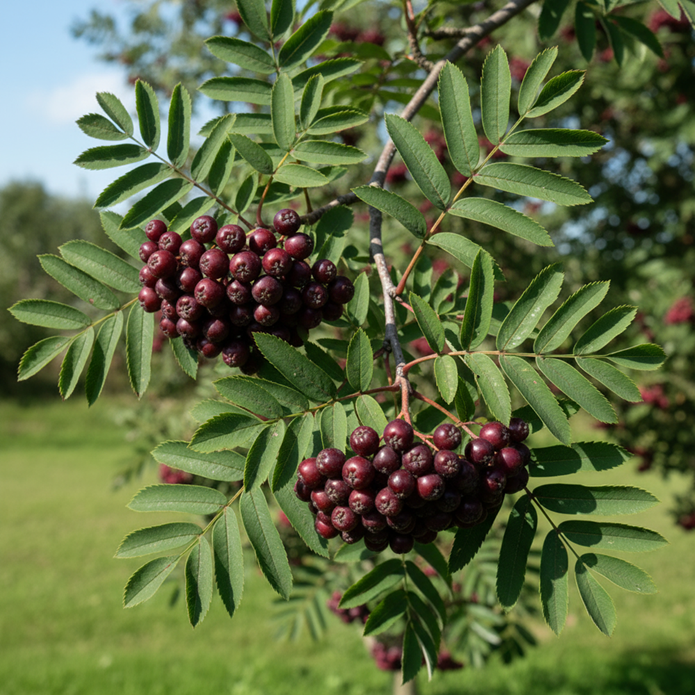 Рябина карликовая сладкая Бурка