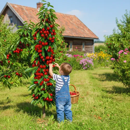 Вишня колоновидная Королева