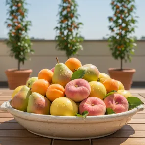 Сверхвыгода! Комплект колоновидных деревьев "Для урожая в квартире" из 4 сортов