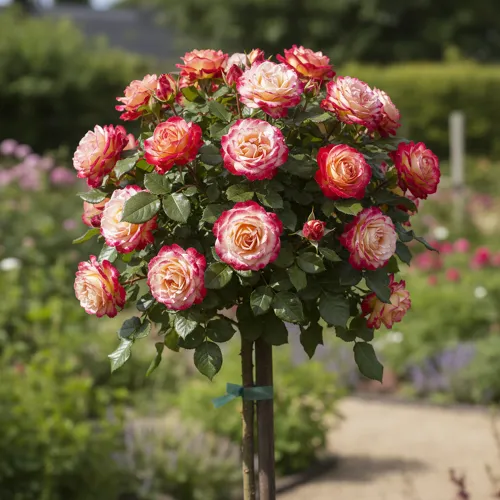 Роза штамбовая Дабл Делайт