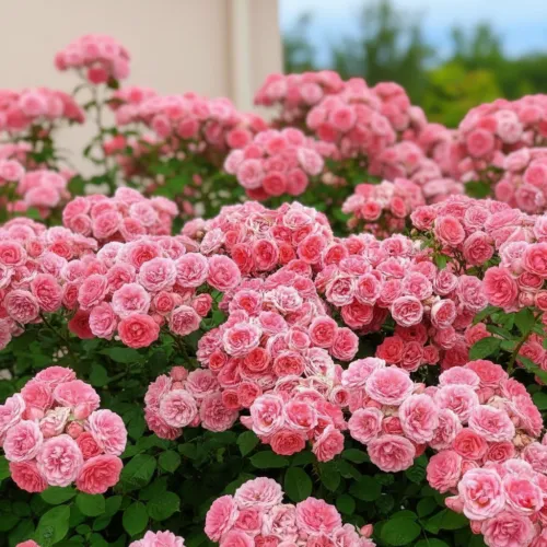 Роза флорибунда Кимоно