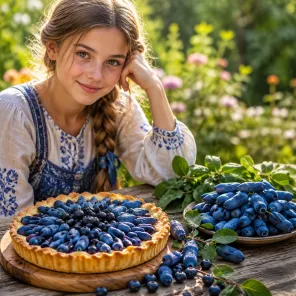 Жимолость со вкусом черники Аленушка