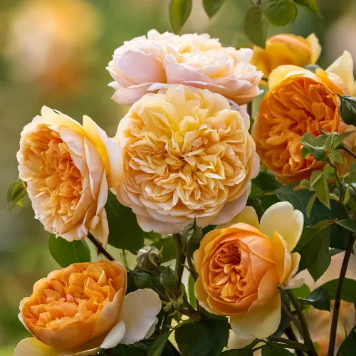 Роза английская долгоцветущая Бринг Ми Саншайн