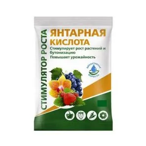 Янтарная кислота, натуральный стимулятор роста 4 г