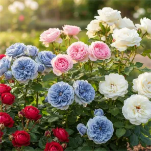 Сверхвыгода! Комплект роз "Волшебное цветение. Без плясок с бубнами" из 4 сортов