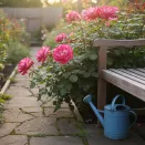 Роза флорибунда горшечная Суни № 3