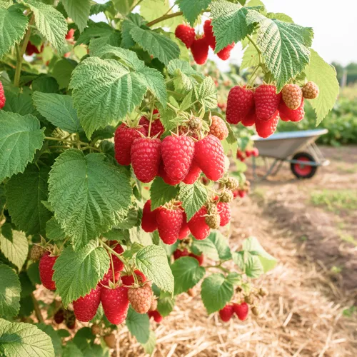 Малина крупноплодная для редкого полива Соколица