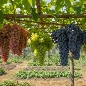 Сверхвыгода! Комплект винограда "Не требует внимания" из 3 сортов